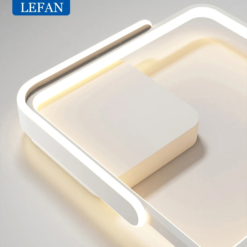 Modern LED ring ceiling lamp for indoors - vue 6 sur 12