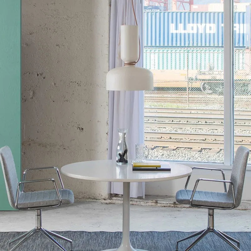 Modern double headed pendant light for interiors