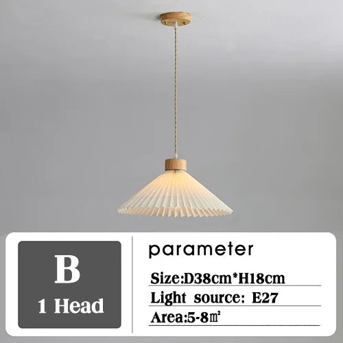 Modern wooden pendant chandelier for decoration - vue 9 sur 10