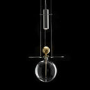 Postmodern glass chandelier for interior decoration