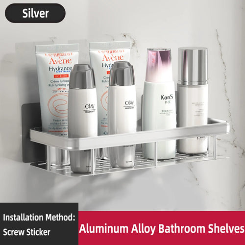 étagère d'angle murale sans perçage pour douche et serviettes - vue 19 sur 18