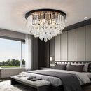 Vintage luxury dimmable crystal LED chandelier