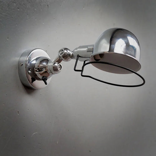 Retractable wall light swing arm with switch loft - vue 6 sur 16