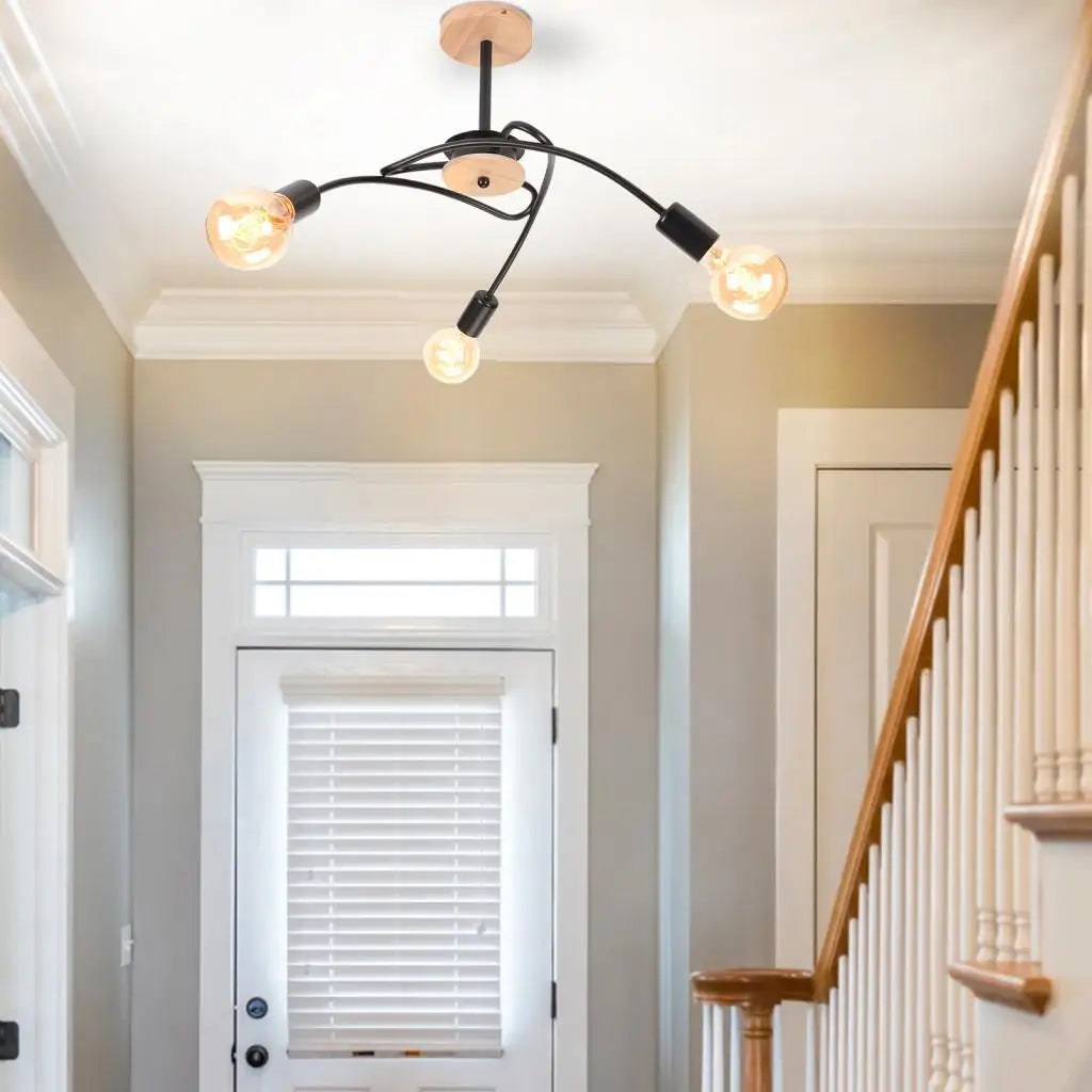 Modern sputnik chandelier industrial style for elegant interiors - vue 4 sur 19