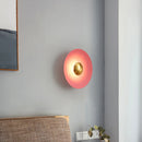 Modern round LED wall light for luxury interior decoration
