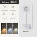 Smart wireless wall light with human detection and dimmable brightness