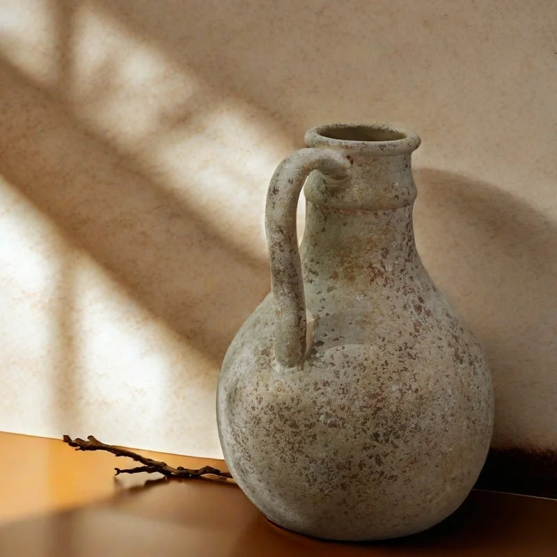 vintage ceramic vase for elegant and refined interior decoration