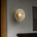 Post-modern glass wall light for interior decoration