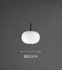 Designer glass pendant light for a modern and elegant interior