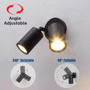 Double head outdoor LED spotlight waterproof for garden balcony fence