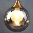 modern led wall light in the shape of a decorative ball