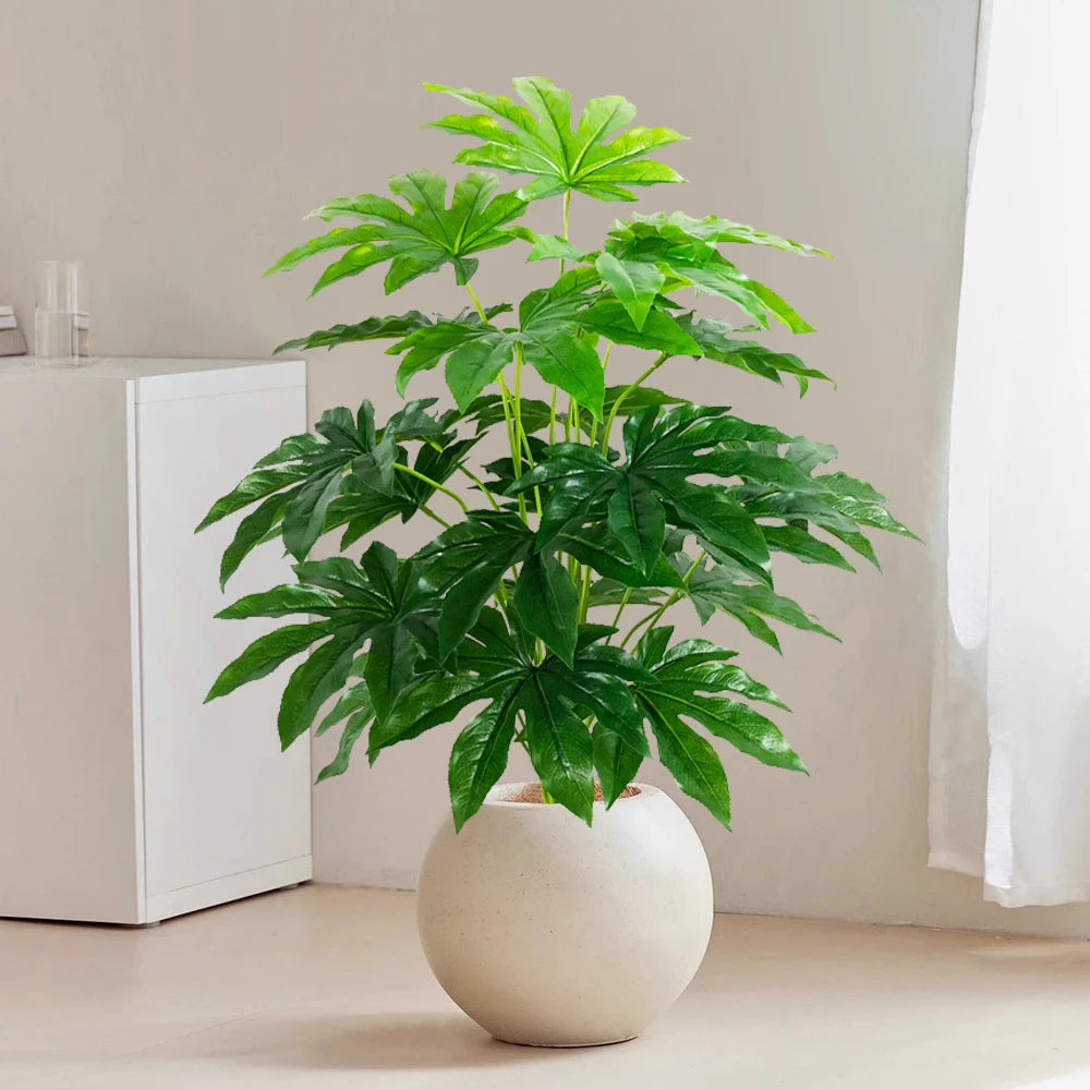 Artificial tropical monstera plant for indoor and outdoor decoration