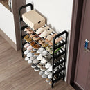 trendy space-saving 5-tier metal shoe rack