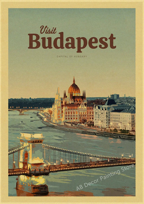 Vintage travel poster for tourism enthusiasts
