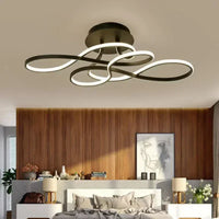 Modern LED ceiling light for elegant, bright interior décor