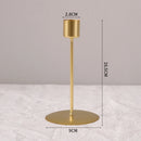 Creative retro metal candle holder for party and wedding decor