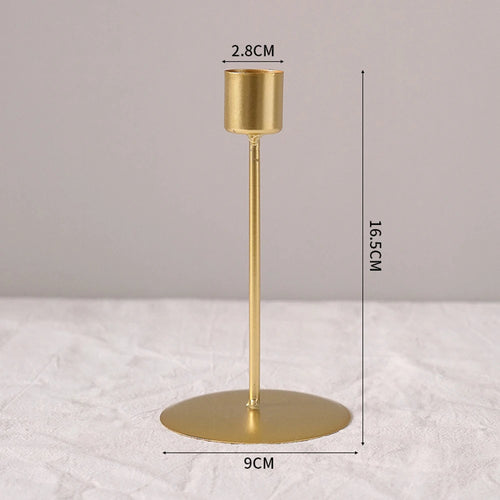Creative retro metal candle holder for party and wedding decor - vue 12 sur 12