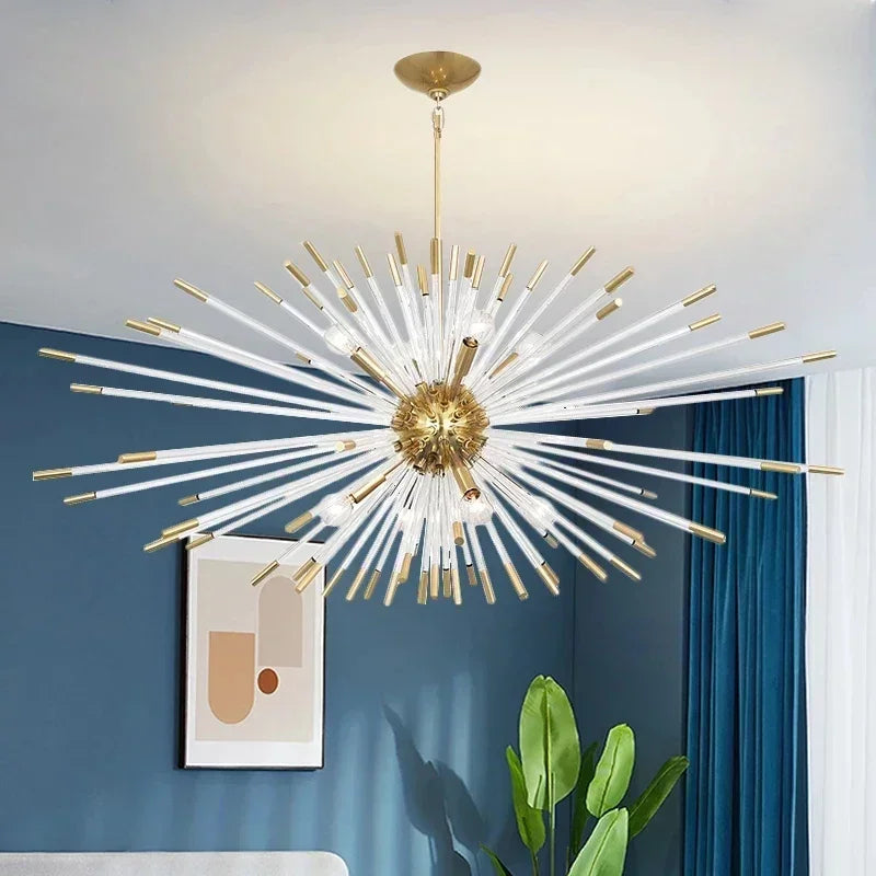 Postmodern dandelion pendant light for elegant interior decor