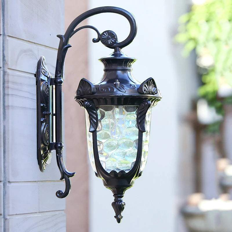 Retro American style outdoor wall light waterproof O Garden Lights - vue 4 sur 9