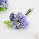 Silk rose and carnation bouquet festive floral decoration