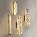 Modern oval LED crystal wall light for interior decoration