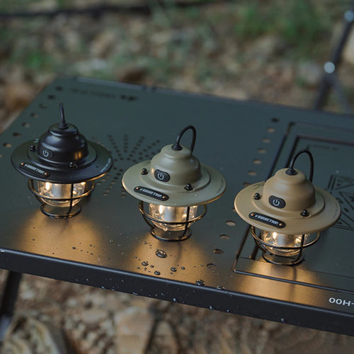 Waterproof LED camping lamp for fishing and hiking
