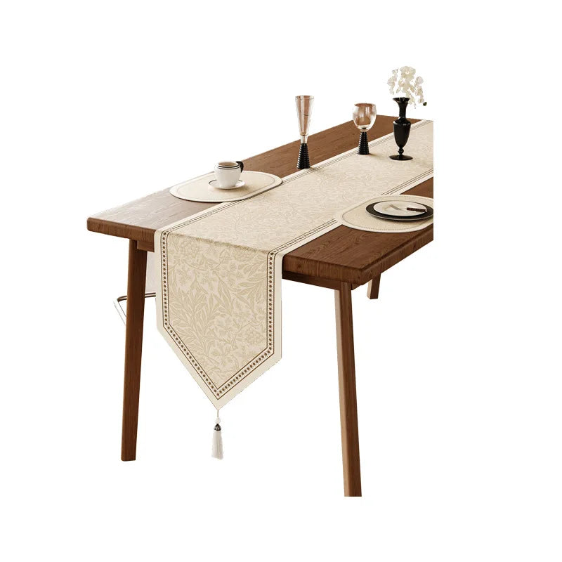 Vintage floral table runner country style - vue 4 sur 4