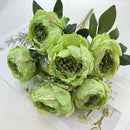 Artificial peony bouquet for weddings and home decor