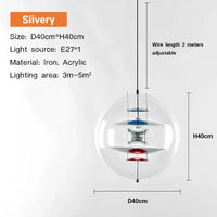 Modern Danish design acrylic chandelier for interior decoration