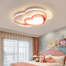 romantic heart-shaped ceiling light for little girl