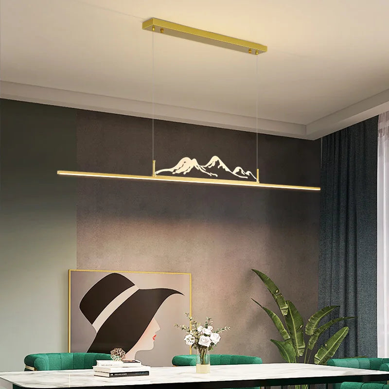 Modern creative iceberg chandelier for restaurant and tea room