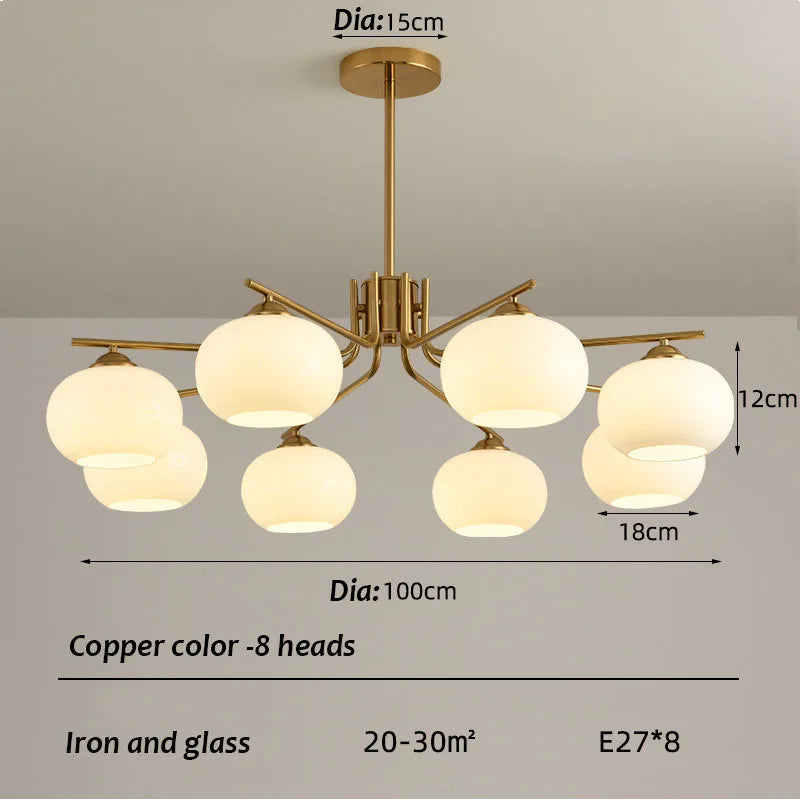 Vintage French style iron pendant light for interior decoration
