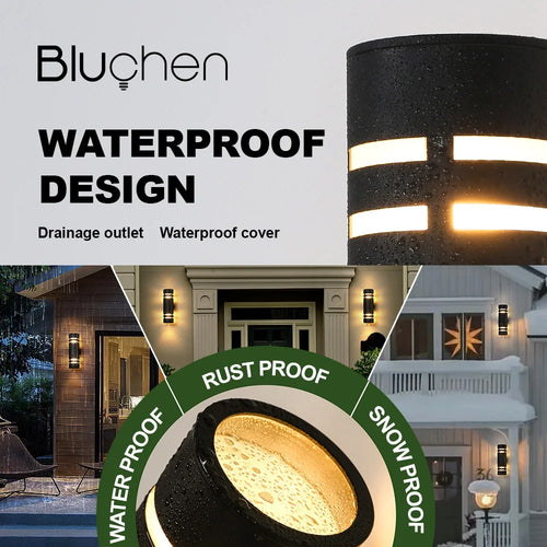 applique murale led étanche en inox pour extérieur élégant et moderne - vue 2 sur 7