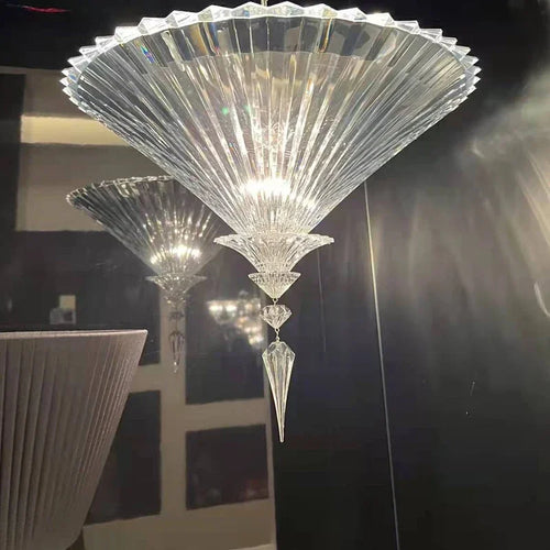 Luxury crystal ceiling light for decorative interior lighting - vue 3 sur 6