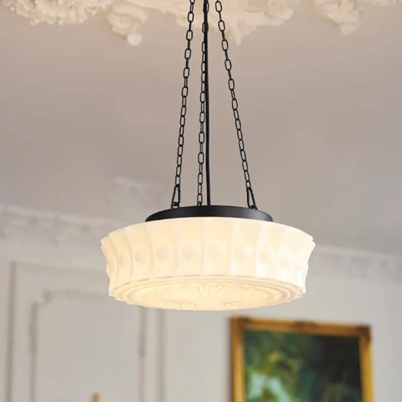 Glass pendant light for restaurant and interior decor