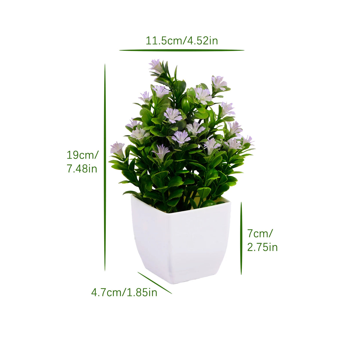 Artificial potted plant for office and garden decoration - vue 15 sur 45