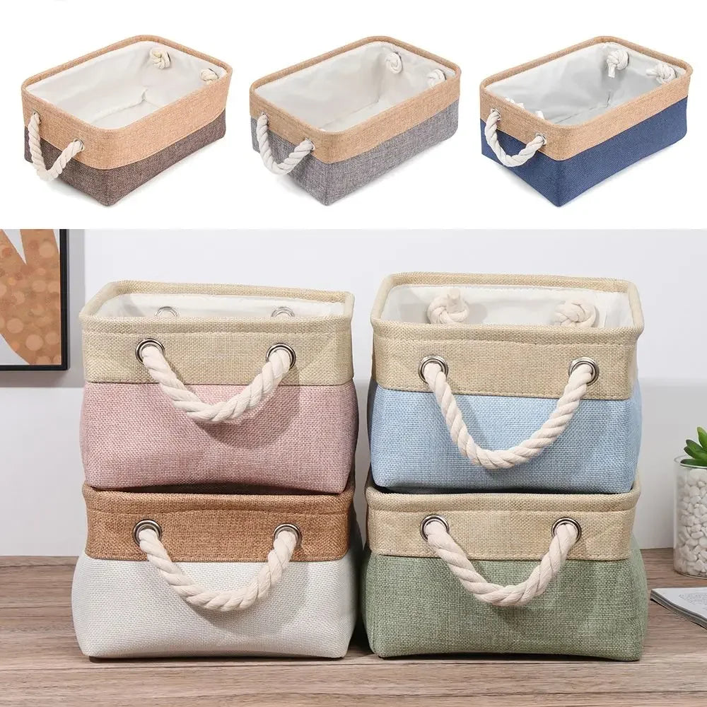foldable storage basket for laundry and toys