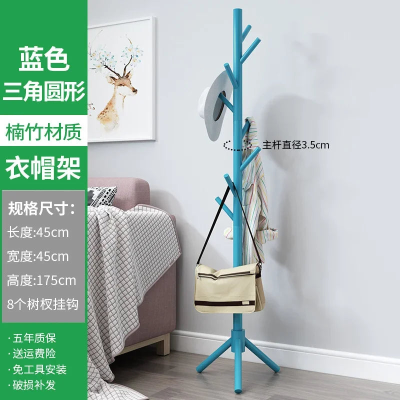 solid wood coat rack, modern and practical design - vue 14 sur 20