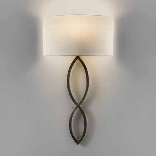 Modern fabric wall light for indoor decorative lighting - vue 7 sur 9
