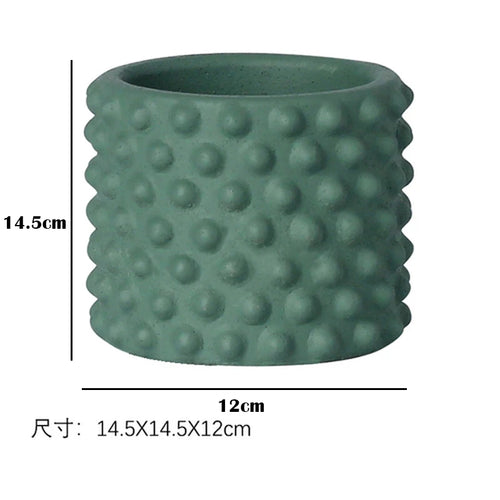 Nordic style retro cement flower pot for home decoration - vue 33 sur 33