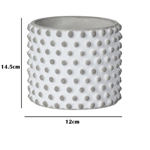 Nordic style retro cement flower pot for home decoration - vue 31 sur 33