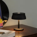 Usb table lamp for restaurant café bar rechargeable wireless mushroom lamp touch switch night light mini retro nordic led lights