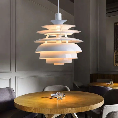 Postmodern nordic multi-tier decorative chandelier - vue 2 sur 8