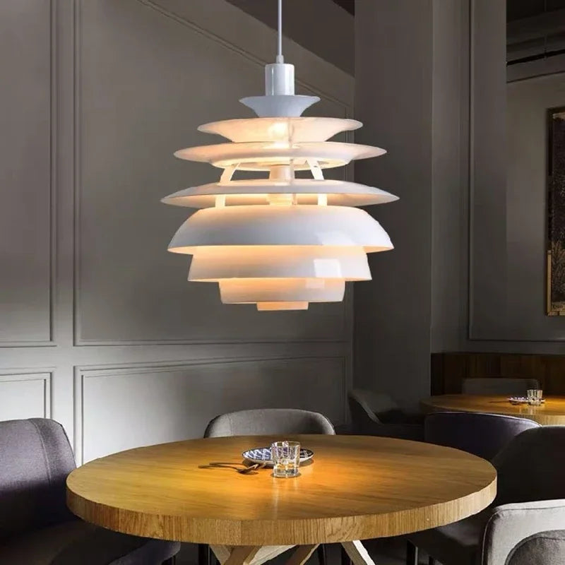 Postmodern nordic multi-tier decorative chandelier
