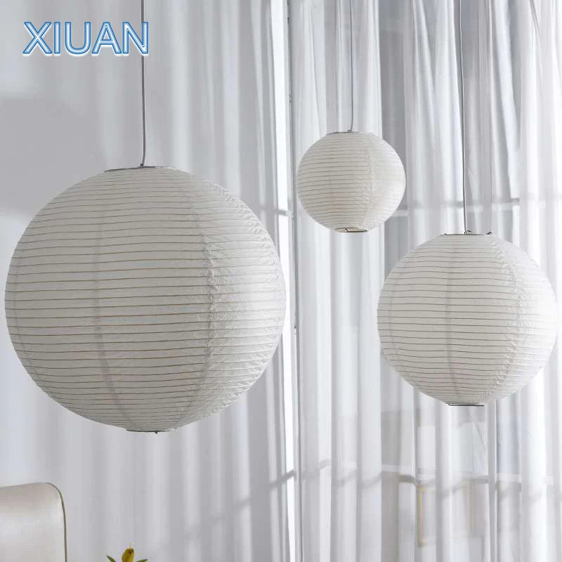 Japanese style led suspension spheres for cafe decor - vue 6 sur 11