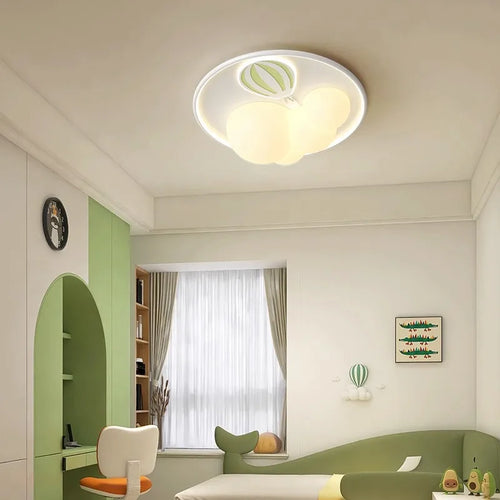 Modern hot air balloon ceiling light for girl's room - vue 3 sur 9