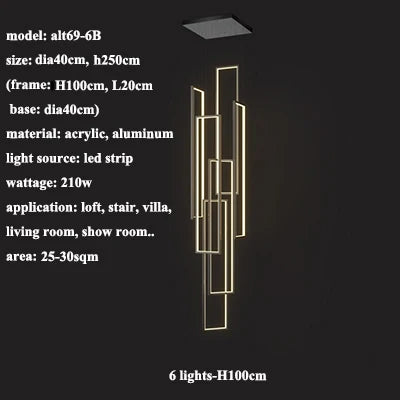 Modern Nordic ceiling light for lofts and creative spaces