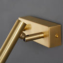 Copper wall lights with rotary switch