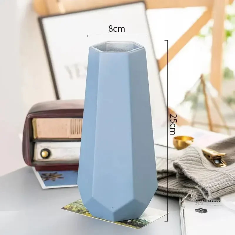 creative transparent glass vase for decorative flowers