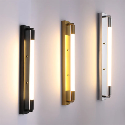Modern cylindrical LED wall light for home decoration - vue 2 sur 9